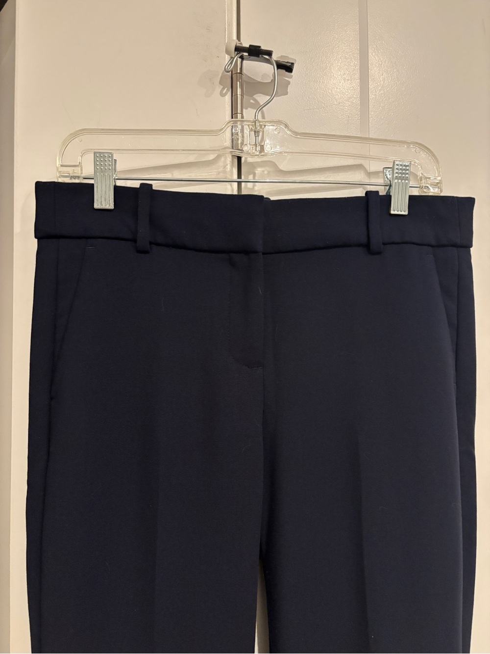 J. Crew Navy Cameron Straight-Leg Pants. Size 6Tall - Picture 3 of 8